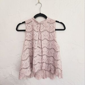 Two for price of one--Love,Fire lacey tops 1.blush pink  2. Cranberry